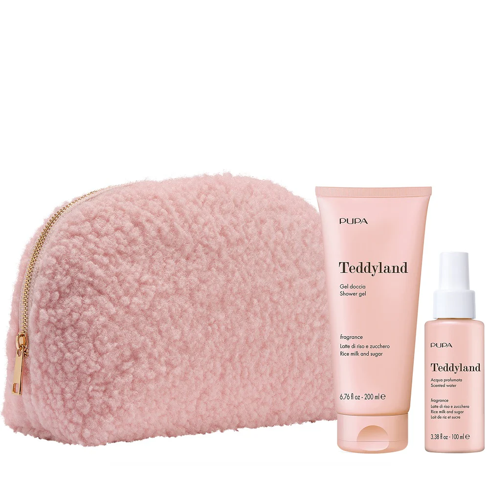 Pupa Teddyland Beauty Kit (Shower Gel + Scented Water) - Rice Milk And Sugar