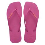 Havaianas Slim Square Logo Pop-Up Rose Gum