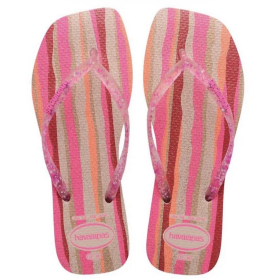 Havaianas Slim Square Folia Ballet Rose