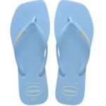 Havaianas Slim Square Logo Pop-Up Lavender Blue