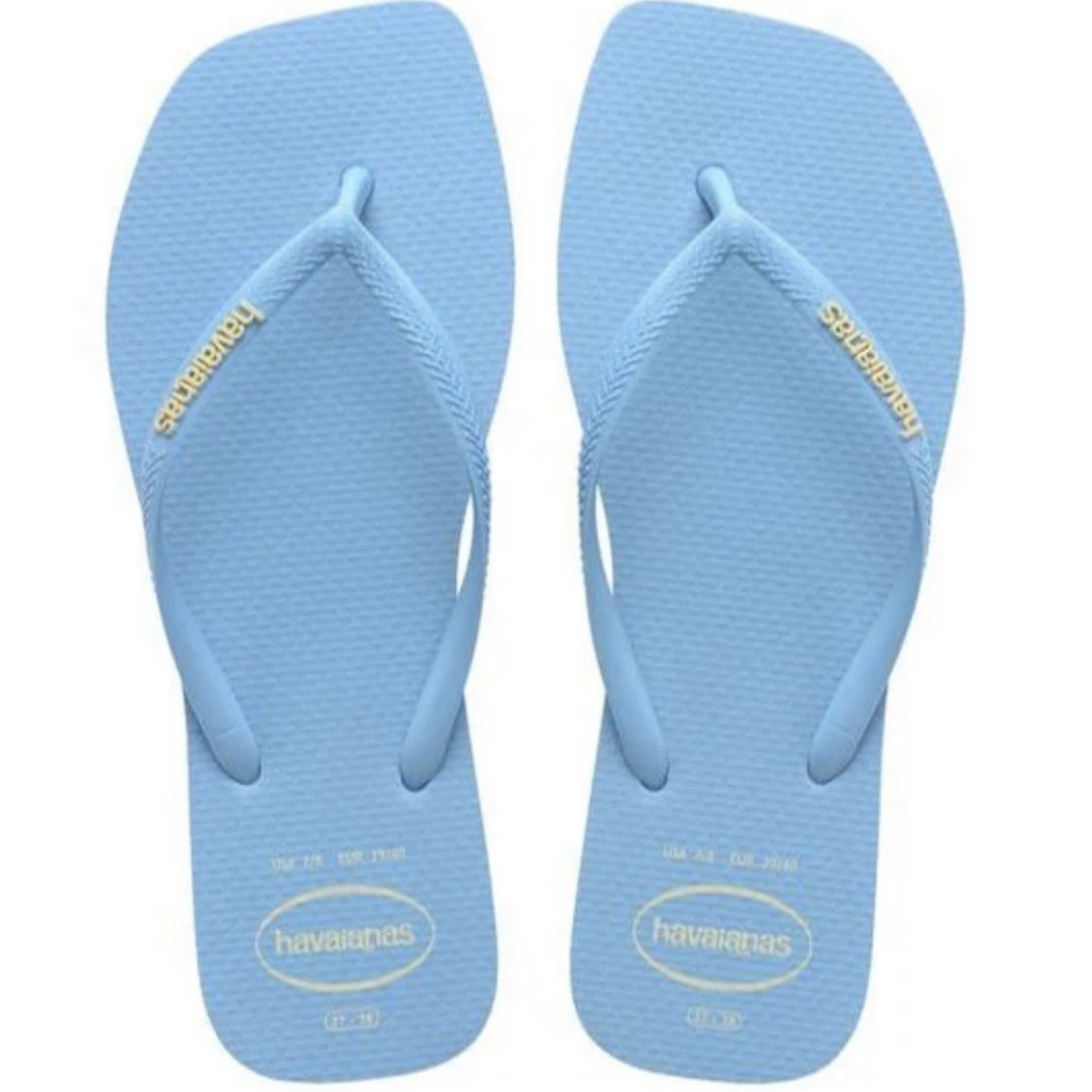 Havaianas Slim Square Logo Pop-Up Lavender Blue