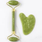 Ruby Beauty Jade Roller + Gua Sha Set RB-074