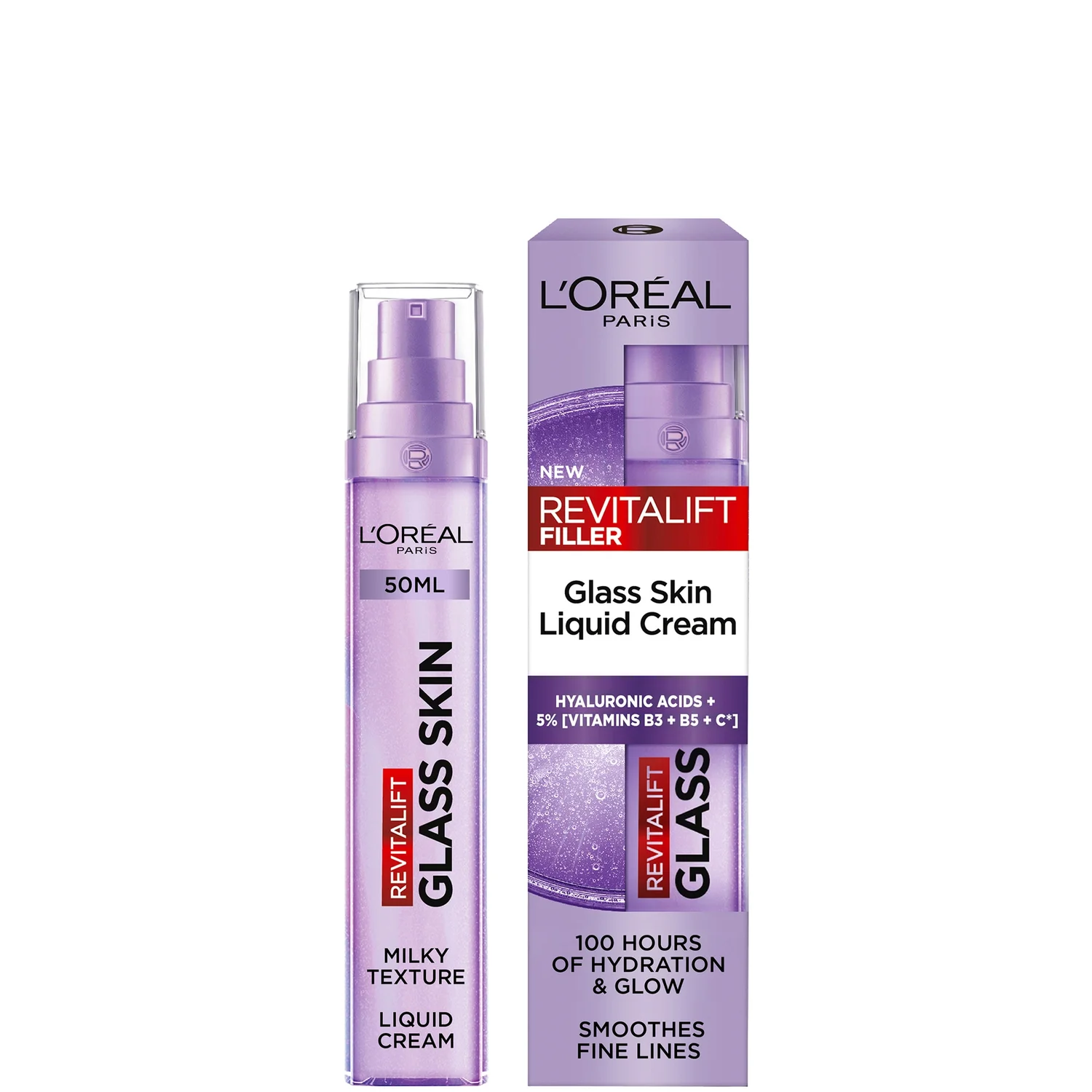 L'oreal Revitalift Glass Skin Liquid Cream 50ML