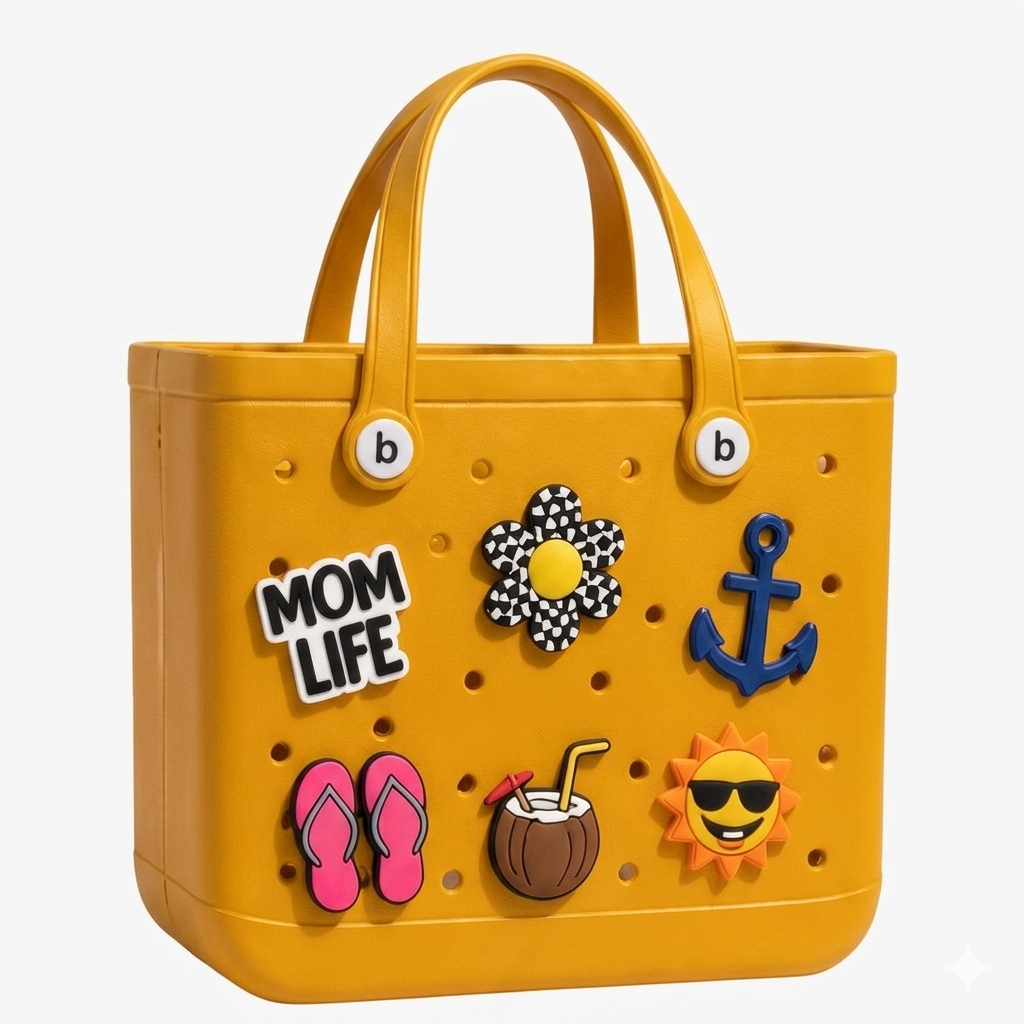 Waterproof EVA Beach Bag - Yellow