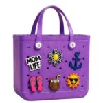 Waterproof EVA Beach Bag - Purple