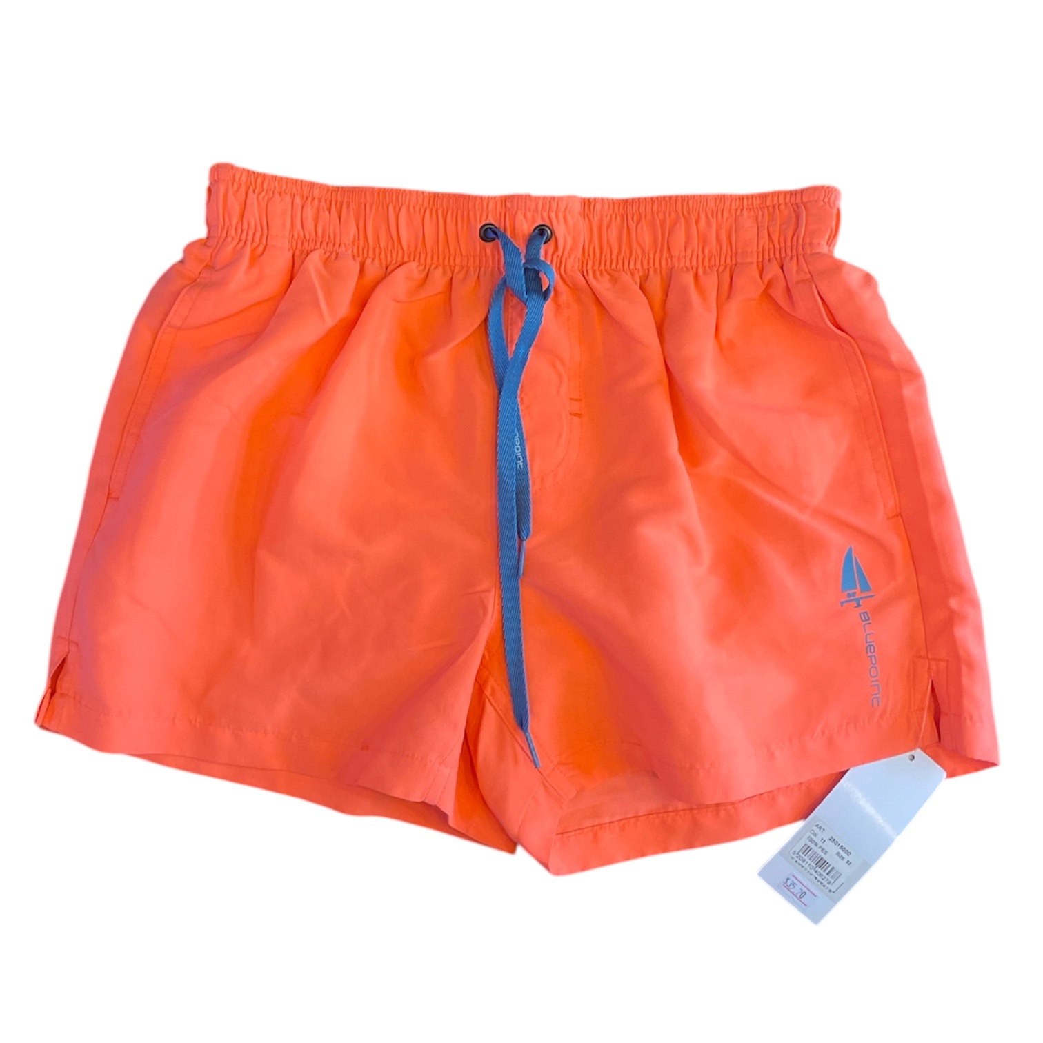Bluepoint Solids Men’s Swimwear Short - Color 13 (Coral)
