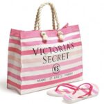 Victoria's Secret Stripes Beach Bag