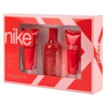 Nike Woman Coral Crush Gift Set (Eau De Toilette 100ml + Body Lotion + Shower Gel)