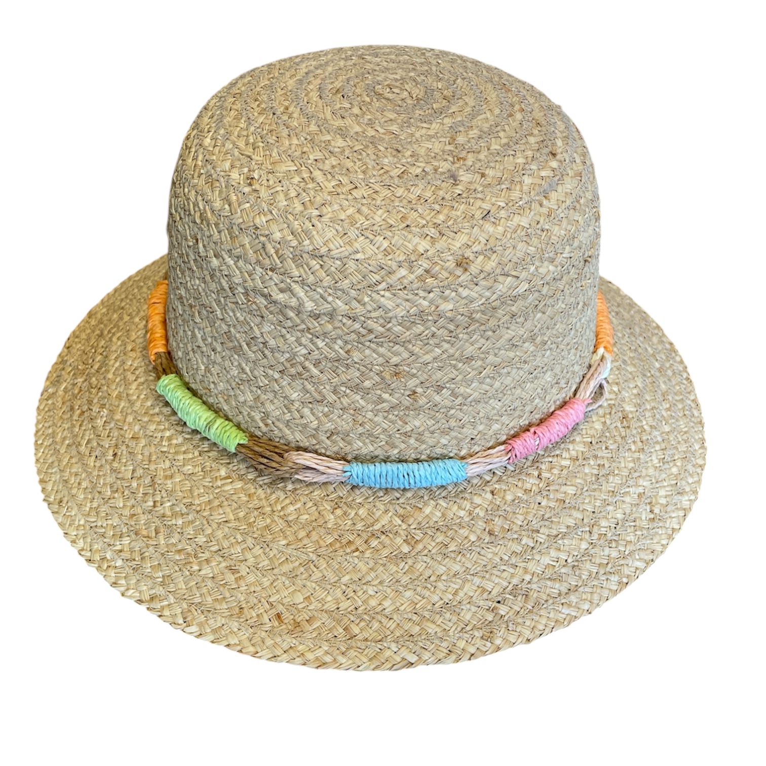 Beach Hat With Colorful Rope