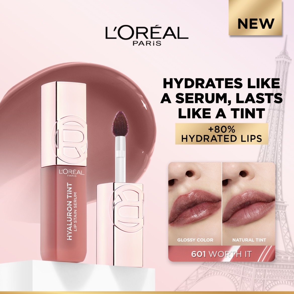 L'oreal Hyaluron Tint Lip Stain Serum