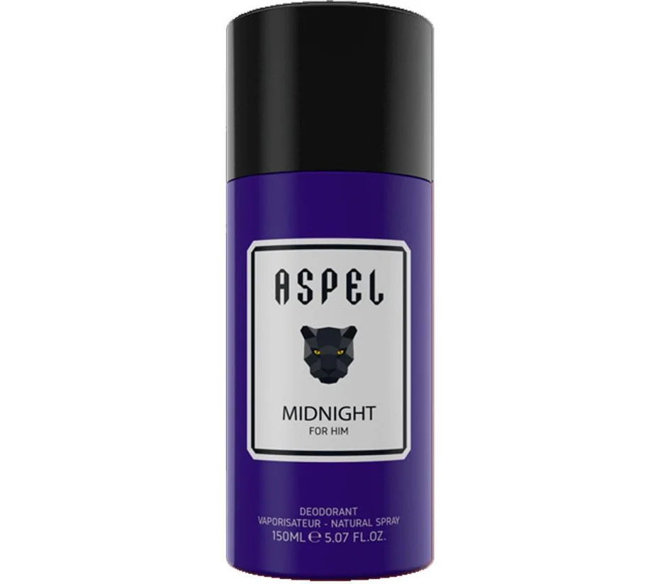 Aspel Midnight For Him Deodorant 150ml