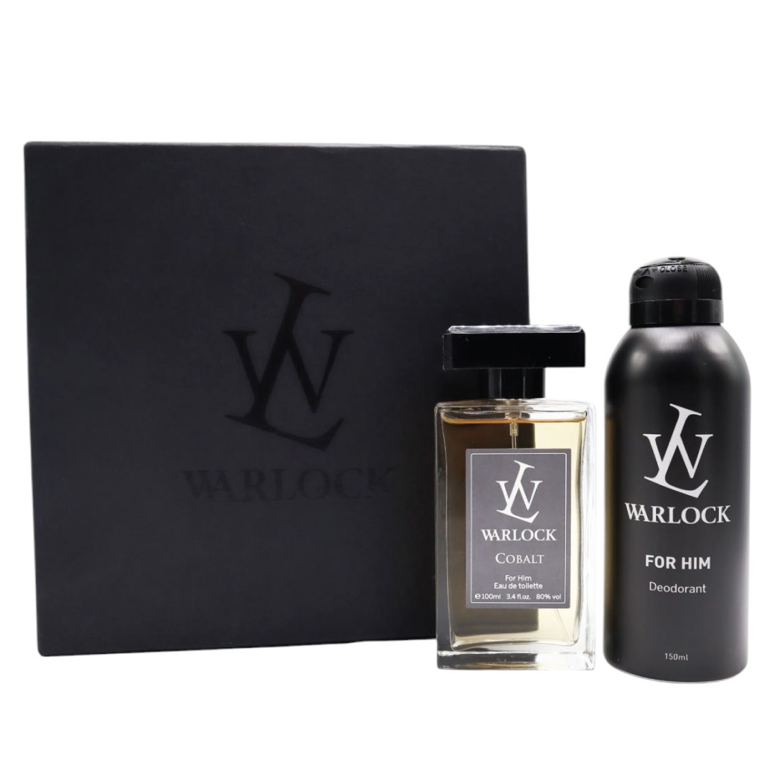 Warlock Cobalt Gift Set (Eau De Toilette 100ml + Deodorant)