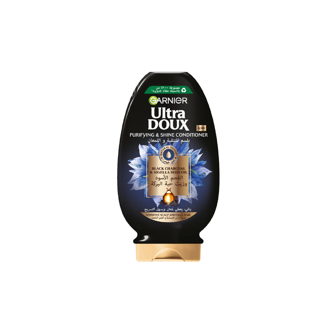 Garnier Ultra Doux Black Charcoal & Nigella Seed Oil Conditioner