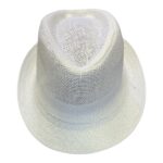 Kids White Beach Hat 54
