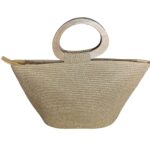Shiny Black Beach Bag