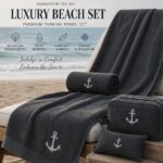 Luxury Beach Set For Men (Towel + Pouch + Pillow)