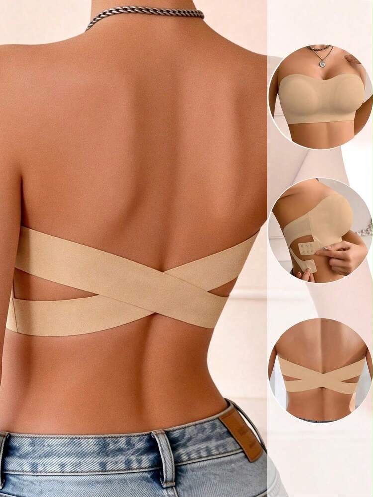 Bandeau Bra for Gown & Off Shoulder Outfit