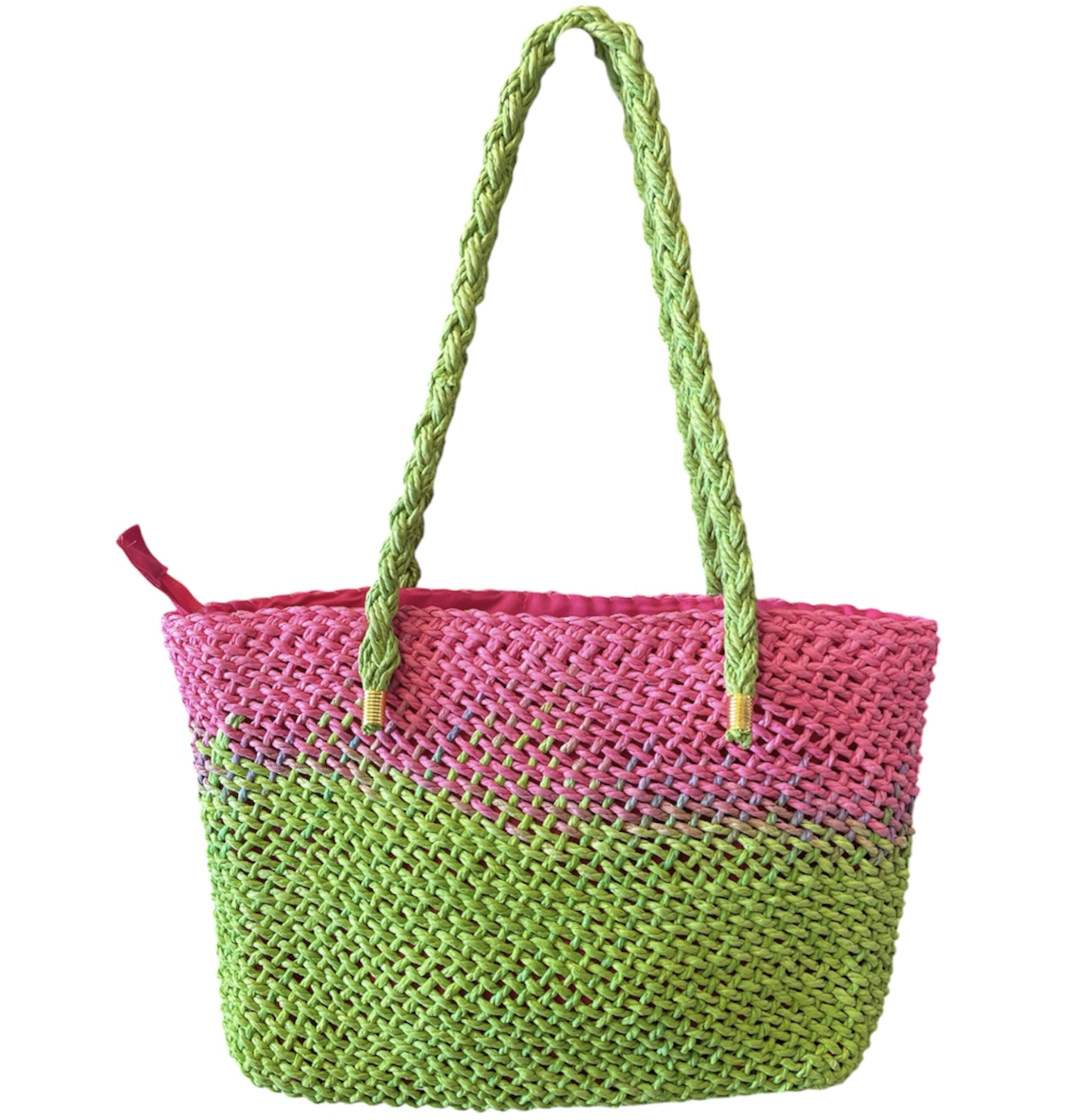 Irene Fashion Bag Fuchsia & Green