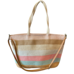 Sara Striped Beach Bag