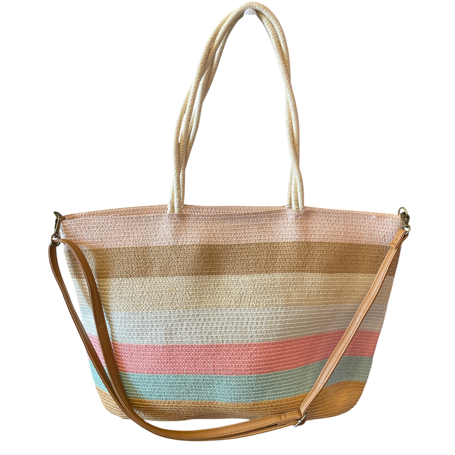 Sara Striped Beach Bag