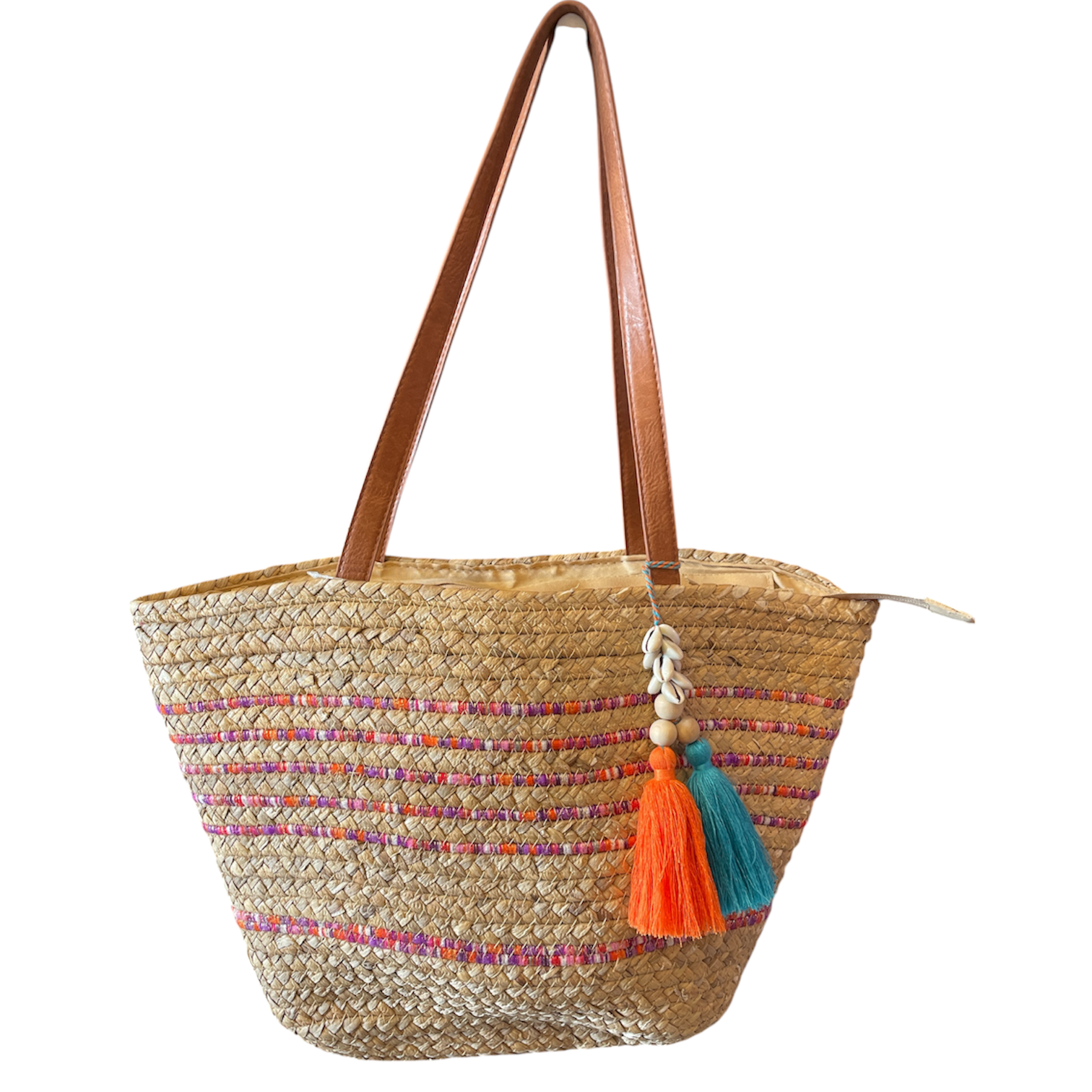 Kahlo & Co Striped Beach Bag