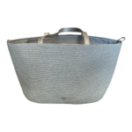 Noa&Ire Shiny Silver Bag
