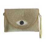 Flora Golden Eye Design Pouch