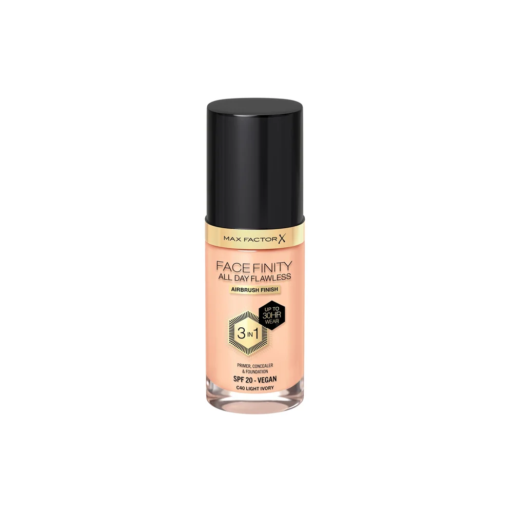 Max Factor Facefinity All Day Flawless 3in1 Foundation SPF20 Vegan
