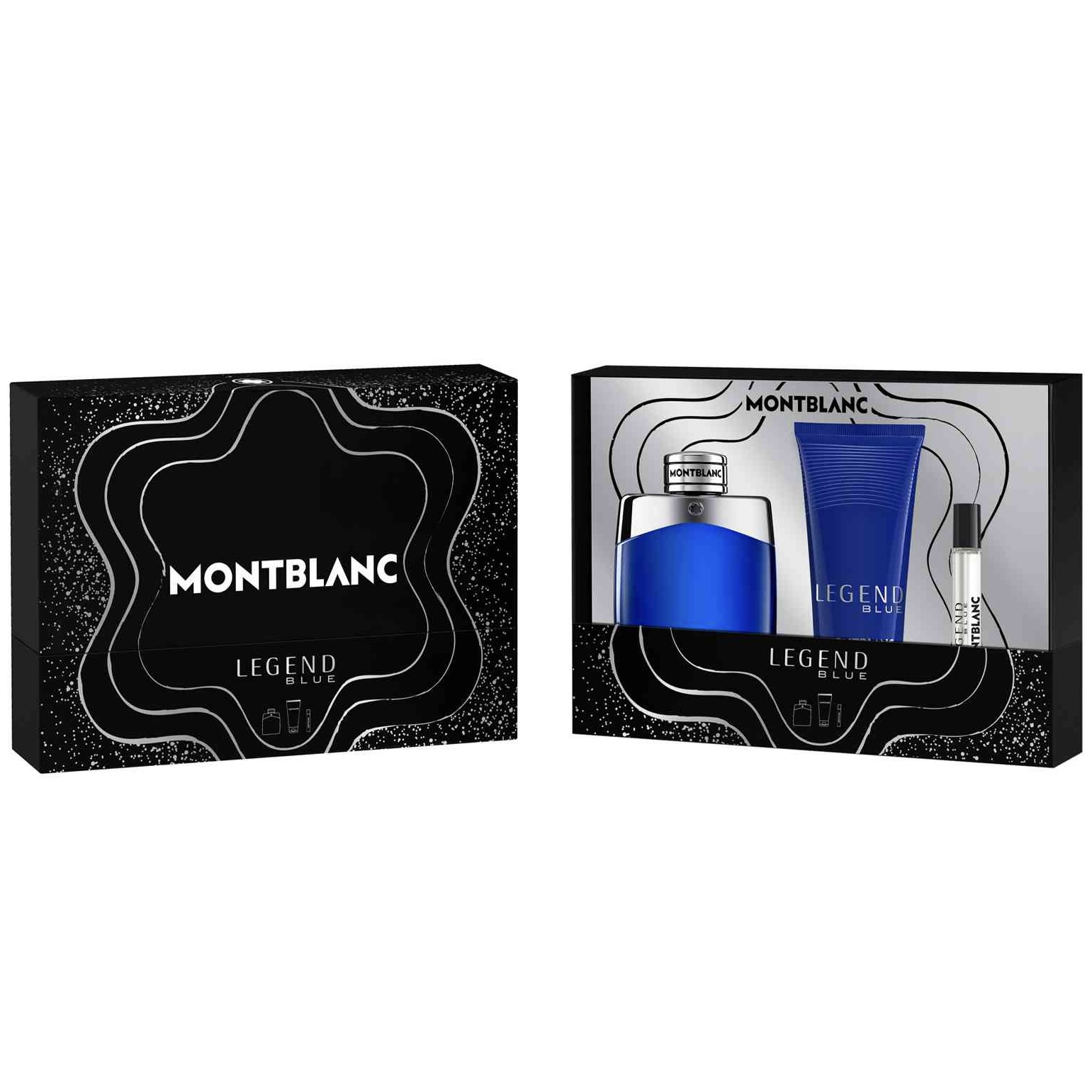 Mont Blanc Legend Blue Gift Set (Eau De Parfum 100ml + 7.5ml + Shower Gel)