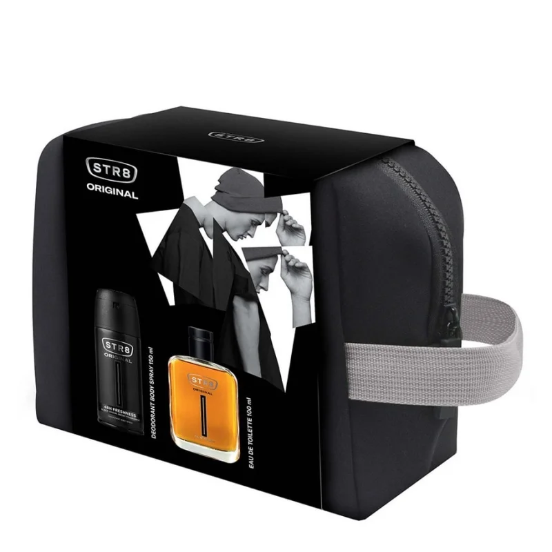 Str8 Original Gift Set (Eau De Toilette 100ml + Deodorant + Pouch)